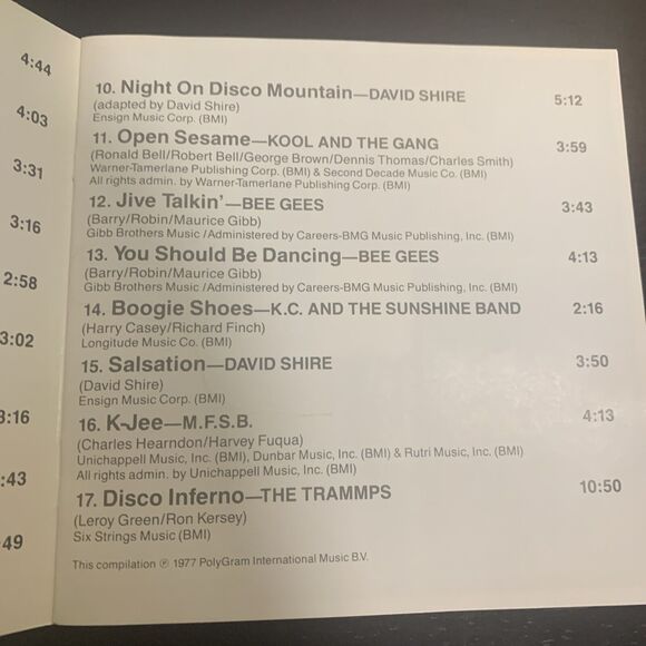 SATURDAY NIGHT FEVER CD Artwork and Booklet NO CD Just the CASE - Picture 7 of 7